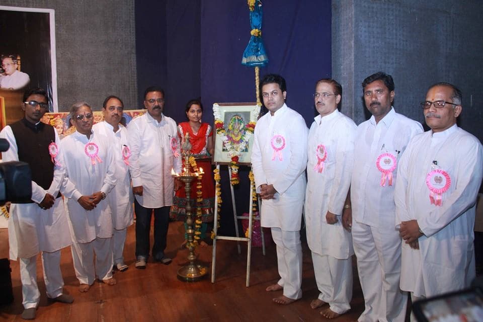 Cultural programme on stage — Shree Janai Pratishthan, Latur